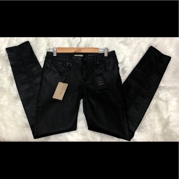 Burberry Brit | NWT Westbourne Ankle Faux Leather Jean - Picture 5 of 11